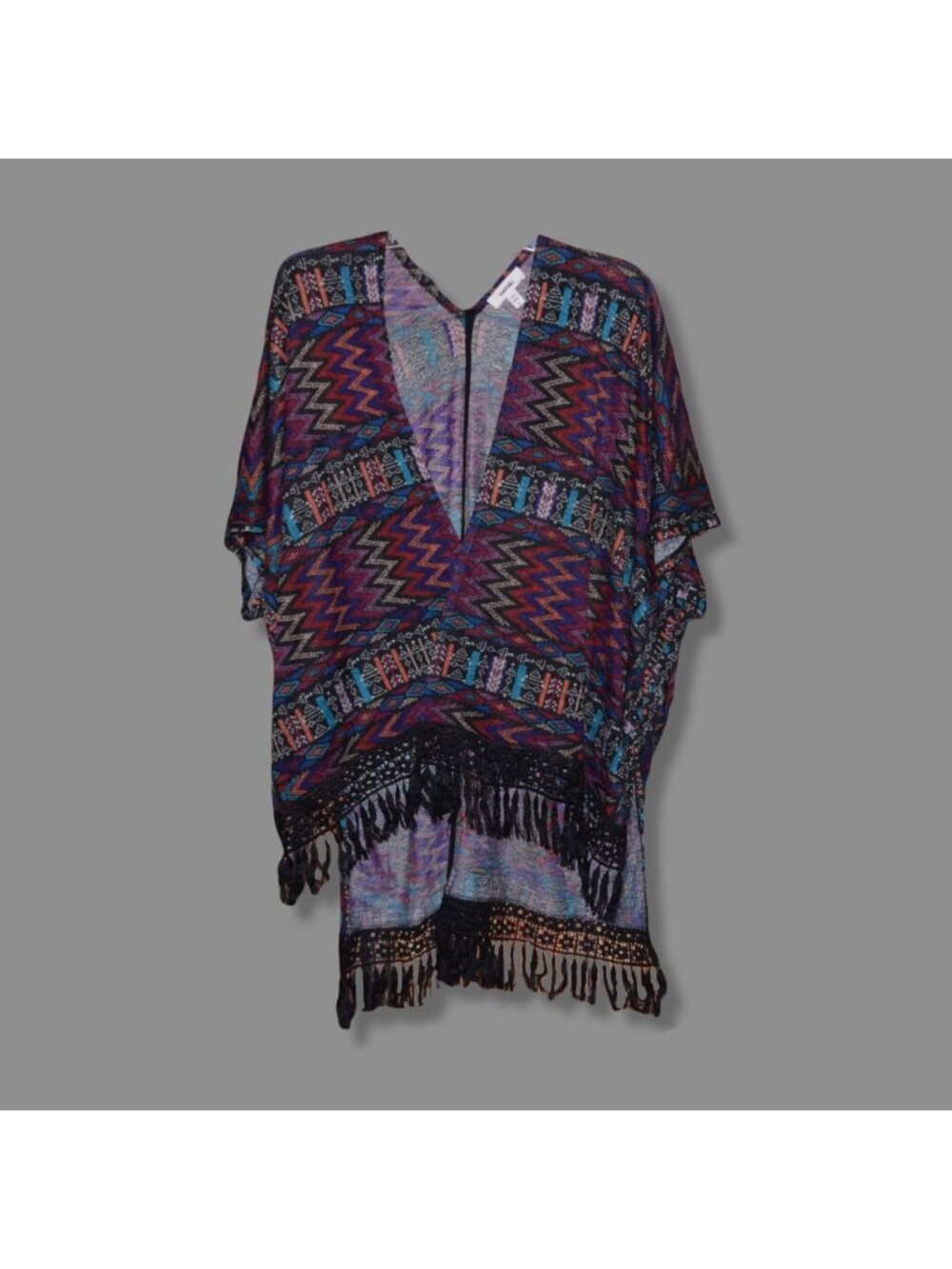 Meraki Women's Sz L Poncho Style Cardigan